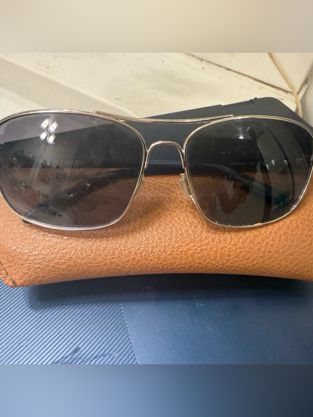 Oakley Feedback OO4116-04 Women’s Sunglasses Blue/Silver Frame